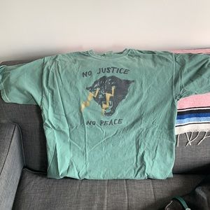 No Justice No Peace boutique tee